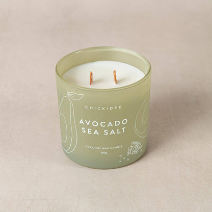 Avocado Sea Salt Scented Eco Candle